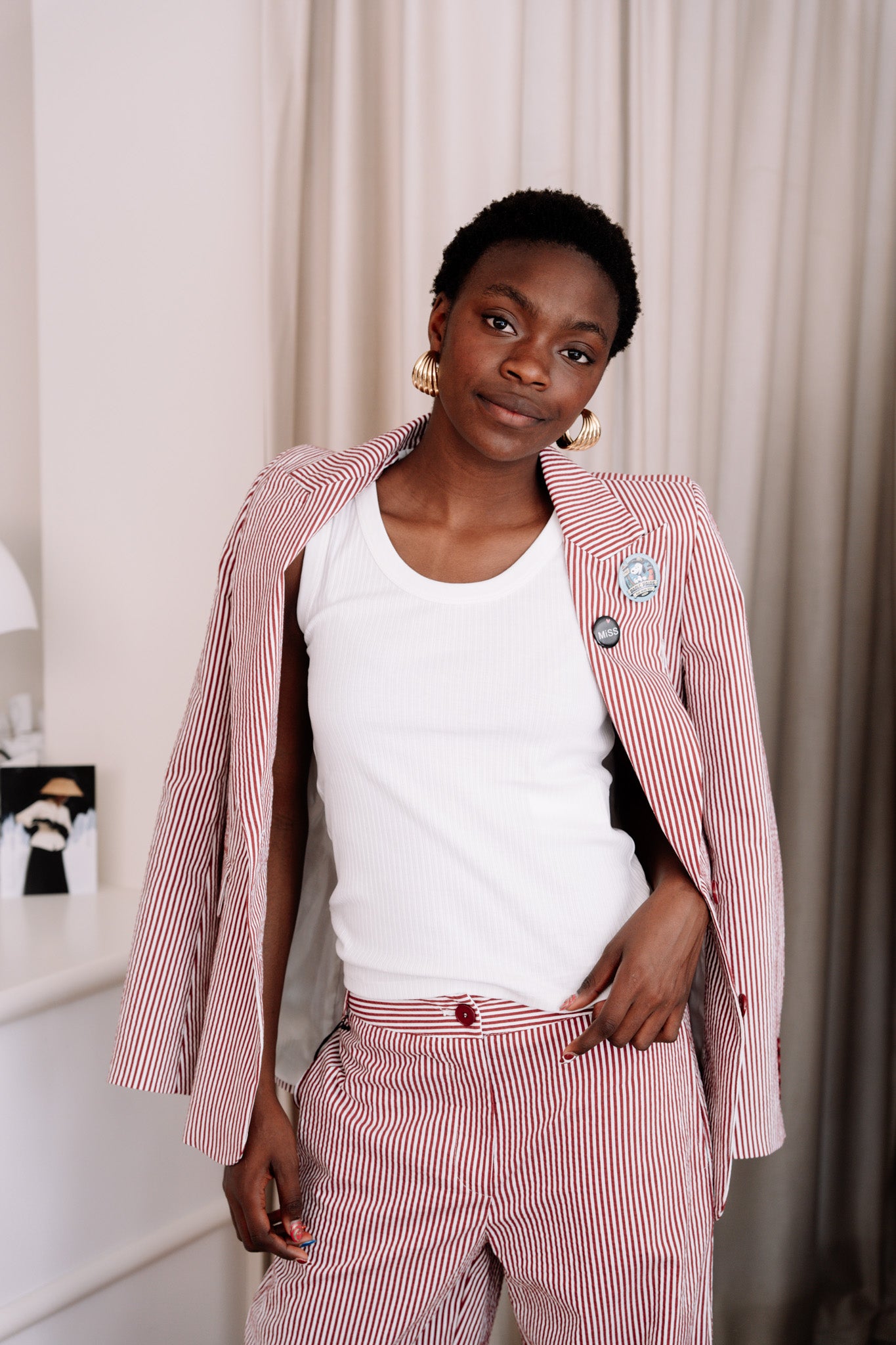 Blazer rayé